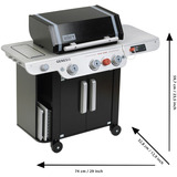 Theo Klein 9445, Cucina Nero/grigio