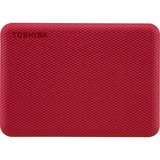 Toshiba Canvio Advance disco rigido esterno 2000 GB Rosso, Hard-disk rosso, 2000 GB, 2.5", 2.0/3.2 Gen 1 (3.1 Gen 1), Rosso