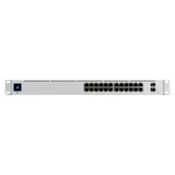 Ubiquiti UniFi USW-PRO-24 switch di rete Gestito L2/L3 Gigabit Ethernet (10/100/1000) Argento grigio, Gestito, L2/L3, Gigabit Ethernet (10/100/1000), Montaggio rack