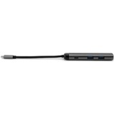 Verbatim 49140 hub di interfaccia USB 3.2 Gen 1 (3.1 Gen 1) Type-C argento/Nero, USB 3.2 Gen 1 (3.1 Gen 1) Type-C, USB 3.2 Gen 1 (3.1 Gen 1) Type-C, Metallo, 0,015 m, USB, 5 - 20 V