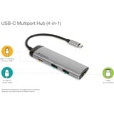 Verbatim 49140 replicatore di porte e docking station per laptop USB 3.2 Gen 1 (3.1 Gen 1) Type-C, Hub USB argento/Nero, USB 3.2 Gen 1 (3.1 Gen 1) Type-C, USB 3.2 Gen 1 (3.1 Gen 1) Type-C, Metallo, USB, 3 A, 5 - 40 °C
