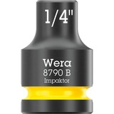 Wera 9608 Barra magnetica per bussole B Impaktor Imperial 1 set di bussole 3/8", chiave combinata   Nero/Verde