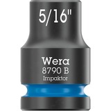 Wera 9608 Barra magnetica per bussole B Impaktor Imperial 1 set di bussole 3/8", chiave combinata   Nero/Verde