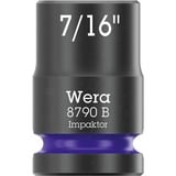Wera 9608 Barra magnetica per bussole B Impaktor Imperial 1 set di bussole 3/8", chiave combinata   Nero/Verde