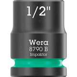 Wera 9608 Barra magnetica per bussole B Impaktor Imperial 1 set di bussole 3/8", chiave combinata   Nero/Verde