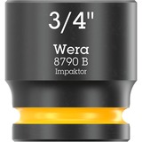 Wera 9608 Barra magnetica per bussole B Impaktor Imperial 1 set di bussole 3/8", chiave combinata   Nero/Verde