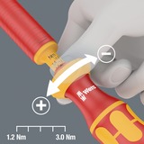 Wera Kraftform Kompakt VDE 16 Torque extra slim 1 Tool Finder, 16 pezzi, Cacciavite rosso/Giallo