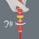 Wera Kraftform Kompakt VDE 16 Torque extra slim 1 Tool Finder, 16 pezzi, Cacciavite rosso/Giallo