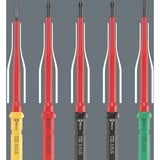 Wera Kraftform Kompakt VDE 16 Torque extra slim 1 Tool Finder, 16 pezzi, Cacciavite rosso/Giallo