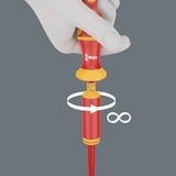 Wera Kraftform Kompakt VDE 16 Torque extra slim 1 Tool Finder, 16 pezzi, Cacciavite rosso/Giallo