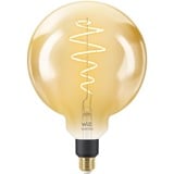 WiZ Globe a filamento ambra 6,5 W (Eq. 25 W) G200 E27 5 W (Eq. 25 W) G200 E27, Lampadina intelligente, Oro, Wi-Fi, E27, Bianco, 2000 K