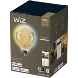 WiZ Globe a filamento ambra 6,5 W (Eq. 25 W) G200 E27 5 W (Eq. 25 W) G200 E27, Lampadina intelligente, Oro, Wi-Fi, E27, Bianco, 2000 K