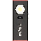 Wiha Torcia portatile 1.200 lm, Torcia elettrica Nero/Rosso