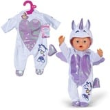 ZAPF Creation BABY born Unicorn Onesie 43cm, Accessori della bambola BABY born Unicorn Onesie 43cm, Tuta per bambola, 3 anno/i