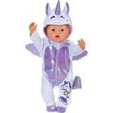 ZAPF Creation BABY born Unicorn Onesie 43cm, Accessori della bambola BABY born Unicorn Onesie 43cm, Tuta per bambola, 3 anno/i