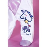 ZAPF Creation BABY born Unicorn Onesie 43cm, Accessori della bambola BABY born Unicorn Onesie 43cm, Tuta per bambola, 3 anno/i
