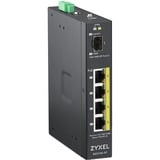 Zyxel RGS100-5P Non gestito L2 Gigabit Ethernet (10/100/1000) Supporto Power over Ethernet (PoE) Nero, Interruttore Non gestito, L2, Gigabit Ethernet (10/100/1000), Supporto Power over Ethernet (PoE), Montaggio rack, Montabile a parete