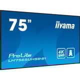 iiyama LH7565UHSB-B1, Public Display Nero