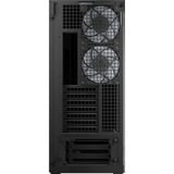 ARCTIC Xtender VG (Mirror Black) Midi Tower Nero, Chassis Tower Nero, Midi Tower, PC, Nero, EATX, Metallo, Vetro temperato, Gaming