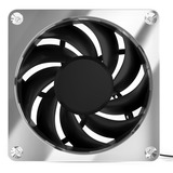 Alphacool Apex Stealth Metal 120mm Lüfter 2000rpm, Ventola cromo/Nero