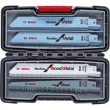 Bosch 2 607 010 902 lama per sega a gattuccio, sega a traforo e sega universale Lama per sega universale 20 pz, Impostare la lama per sega Lama per sega universale, Metallo, Legno, Bianco, Blu, 20 pz