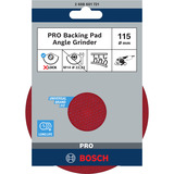 Bosch 2 608 601 721 accessorio per smerigliatrice Platorello, Platorello per levigatrice Platorello, 11,5 cm, Bosch, Nero, 13300 Giri/min, Plastica