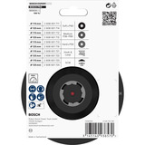 Bosch 2 608 601 721 accessorio per smerigliatrice Platorello, Platorello per levigatrice Platorello, 11,5 cm, Bosch, Nero, 13300 Giri/min, Plastica