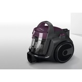 Bosch BGC05AAA1 Serie 2 Aspirapolvere senza sacco Viola viola/grigio, 700 W, A cilindro, Secco, Senza sacchetto, 1,5 L, HEPA