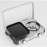 Campingaz 2176805 Camping Kitchen 2 Grill & Go CV, Fornello a gas grigio/Nero
