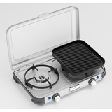 Campingaz 2176805 Camping Kitchen 2 Grill & Go CV, Fornello a gas grigio/Nero