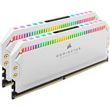 Corsair Dominator CMT16GX4M2E3200C16W memoria 16 GB 2 x 8 GB DDR4 3200 MHz bianco, 16 GB, 2 x 8 GB, DDR4, 3200 MHz, 288-pin DIMM, Bianco