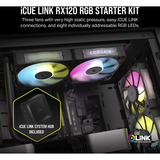 Corsair iCUE LINK RX120 RGB Triple Ricondizionato, Ventola Nero