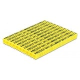DeLOCK 18303 fermacavo Giallo 260 pezzo(i), Fascette ferma-cavo giallo, 260 pezzo(i)