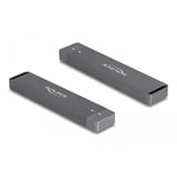 DeLOCK Custodia esterna M.2 NVMe PCle SSD, SATA SSD, Disk enclosure grigio