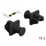 DeLOCK Protezione antipolvere per presa RJ45, Cappuccio di protezione Nero