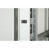 Digitus Armadio di rete serie Unique - 800x800 mm (LxP), IT armadio grigio chiaro