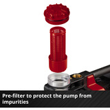 EINHELL AQUINNA 36/38 F LED, 4180410, Pompa rosso/Nero