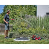 EINHELL Pompa da giardino a batteria AQUINNA 36/38 F LED, 36 Volt (2x18V) rosso/Nero