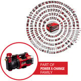 EINHELL Pompa da giardino a batteria AQUINNA 36/38 F LED, 36 Volt (2x18V) rosso/Nero