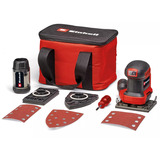 EINHELL TE-OS 18/113 3X Li-Solo, 4460730, Levigatrice orbitale rosso/Nero