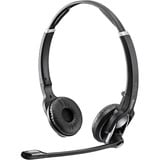 EPOS IMPACT DW Pro 2 ML - EU Auricolare Wireless A Padiglione Ufficio Base di ricarica Nero, Argento, Headset Nero, Wireless, Ufficio, 150 - 6800 Hz, 85 g, Auricolare, Nero, Argento