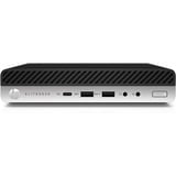 HP EliteDesk 800 G4 MP Generalüberholt, Mini-PC Nero/Argento