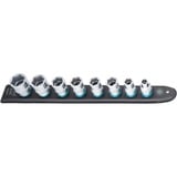 Hazet SmartRail 1/2" set di inserti per chiave a bussola, esagonale, 8 pezzi, chiave combinata   Nero