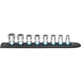 Hazet SmartRail 1/2" set di inserti per chiave a bussola, esagonale, 8 pezzi, chiave combinata   Nero