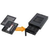 Icy Dock MB741TP-B contenitore di unità di archiviazione Box esterno HDD/SSD Nero 2.5" Nero, Box esterno HDD/SSD, 2.5", SAS, SATA, Nero