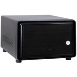 Inter-Tech SC-2100 Small Form Factor (SFF) Nero Nero, Small Form Factor (SFF), PC, Nero, Mini-ITX, Acciaio, Attività, Allarme, HDD, Rete, Potenza