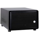 Inter-Tech SC-2100 Small Form Factor (SFF) Nero, Alloggio a cubo Nero, Small Form Factor (SFF), PC, Nero, Mini-ITX, Acciaio, Attività, Allarme, HDD, Rete, Potenza