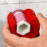 KNIPEX BiX, tagliatubi per tubi in plastica e manicotti di tenuta rosso/Blu