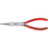 KNIPEX Pinza piatta rotonda con taglio 26 11 200, pinza becco di cicogna, Pinza da presa rosso/Blu