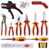 KNIPEX Set di espansione Elektro II, 14 pezzi, Set di strumenti 
